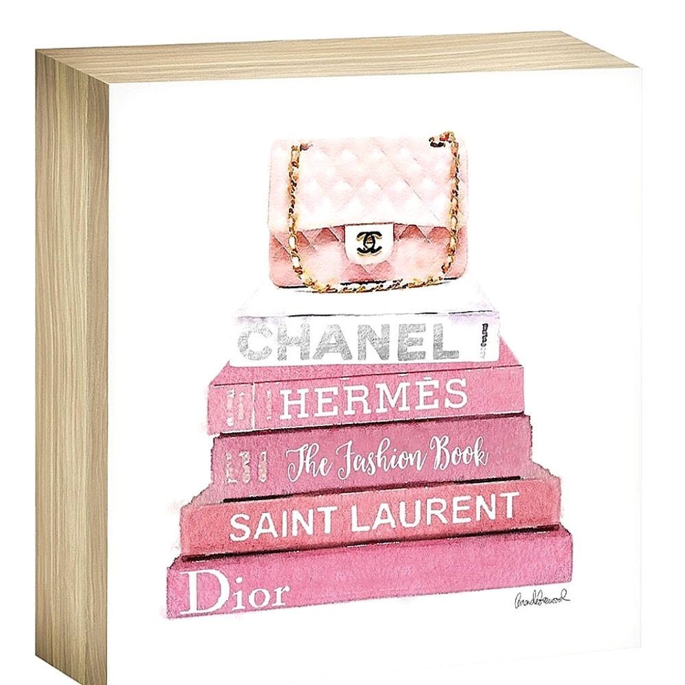 At Home Chanel Fashion House Glam Tabletop Decor